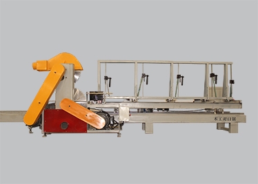 Round log table saw